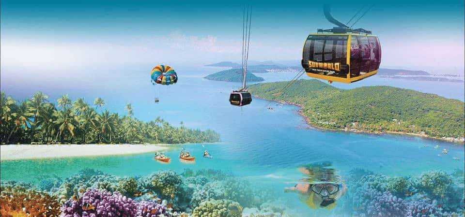 TOUR CÁP TREO+ CÔNG VIÊN NƯỚC+ THAM QUAN NAM ĐẢO